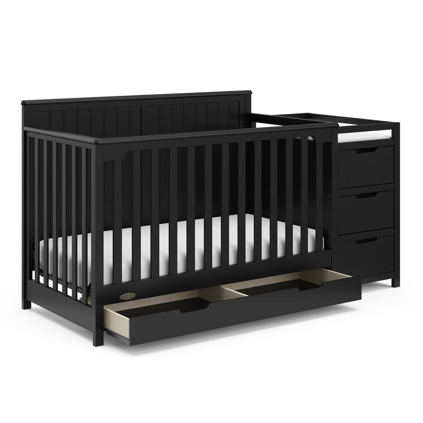 Graco Hadley 5-in-1 Convertible Crib and Changer with Drawer