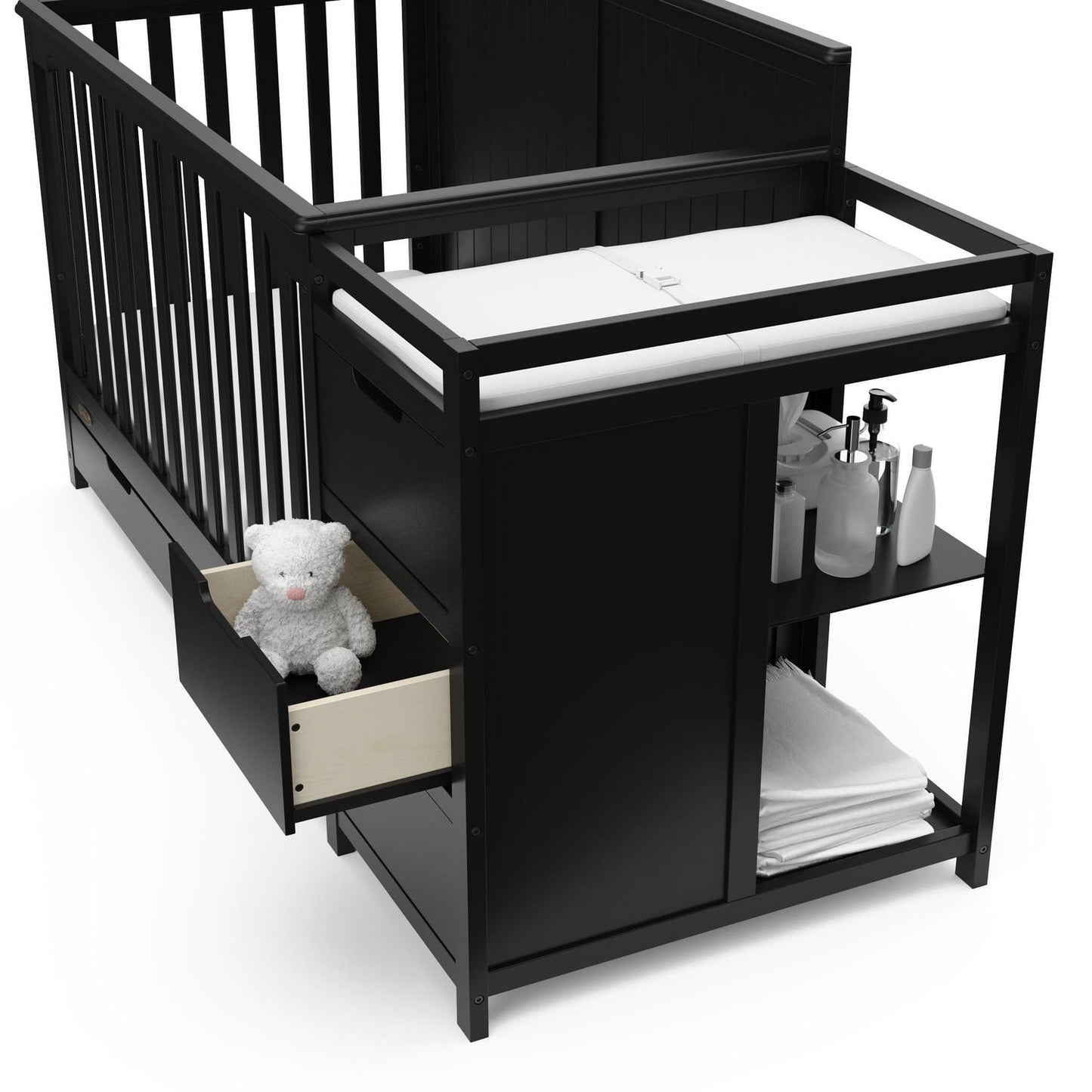 Graco Hadley 5-in-1 Convertible Crib and Changer with Drawer