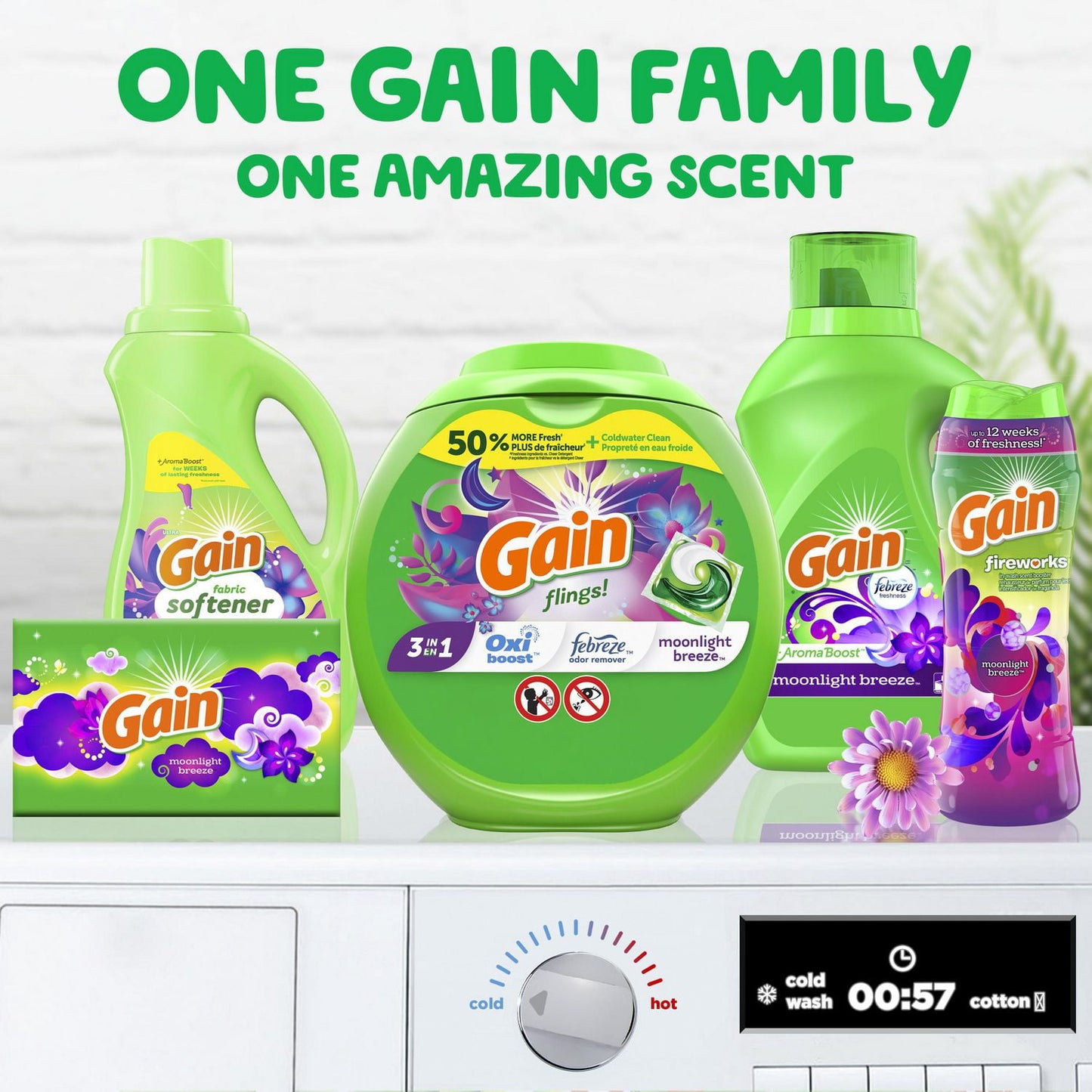 Gain Flings Laundry Detergent Pacs