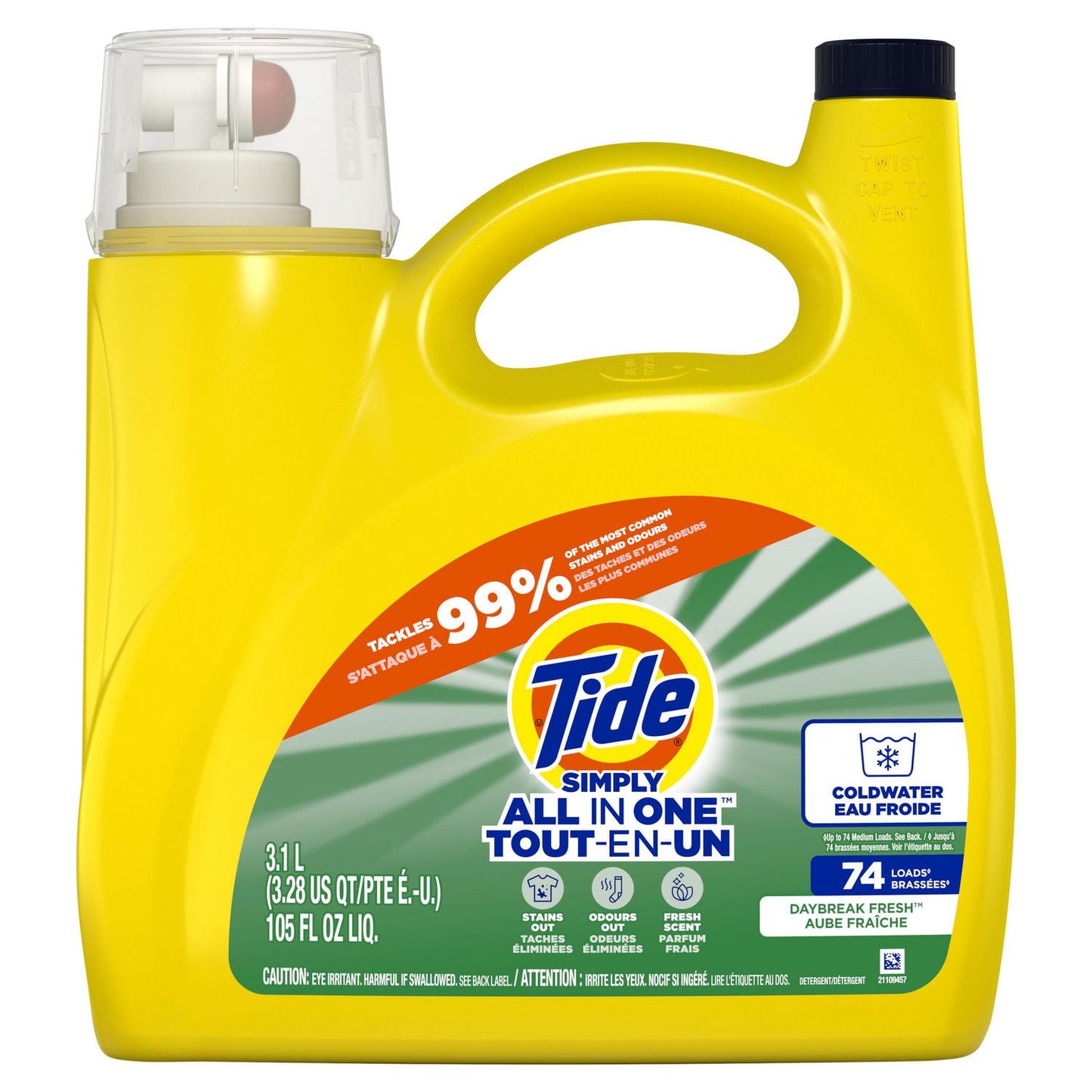 Tide Simply All In One Liquid Laundry Detergent