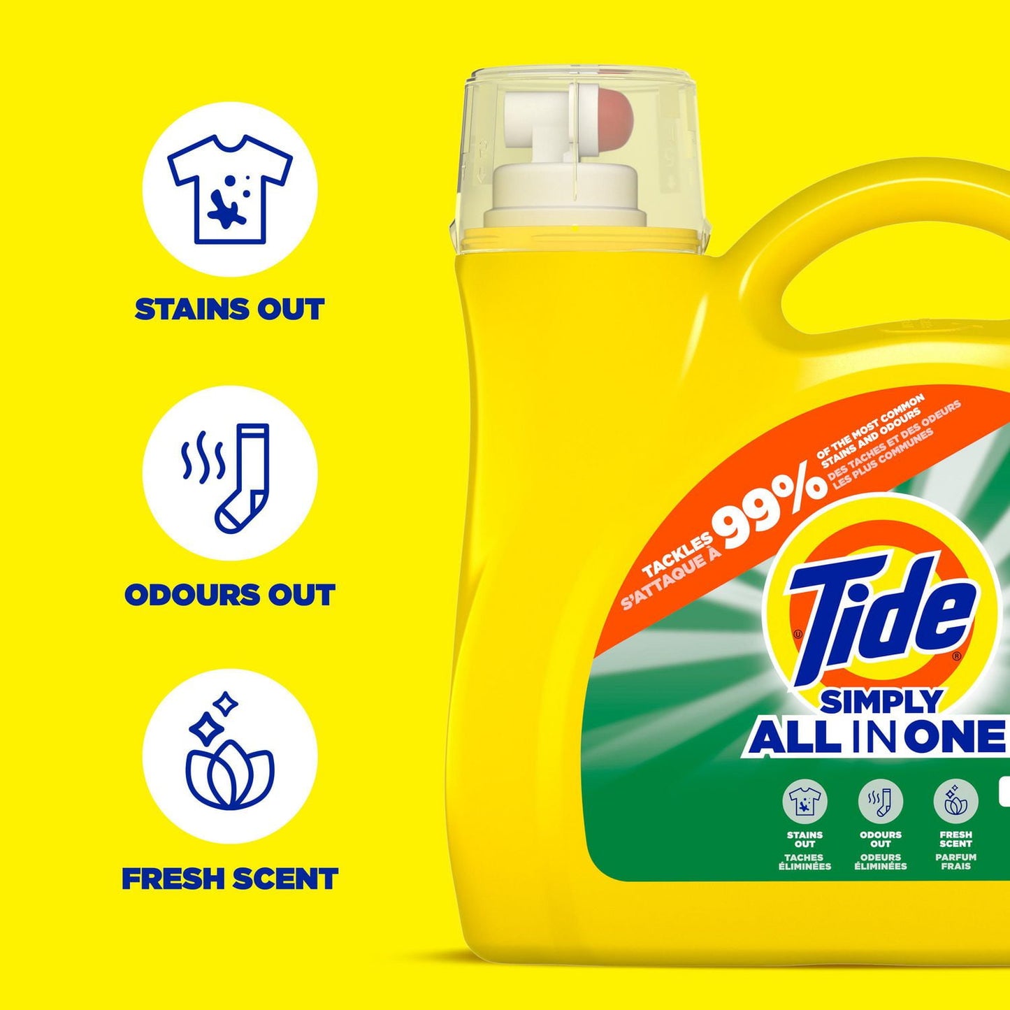 Tide Simply All In One Liquid Laundry Detergent