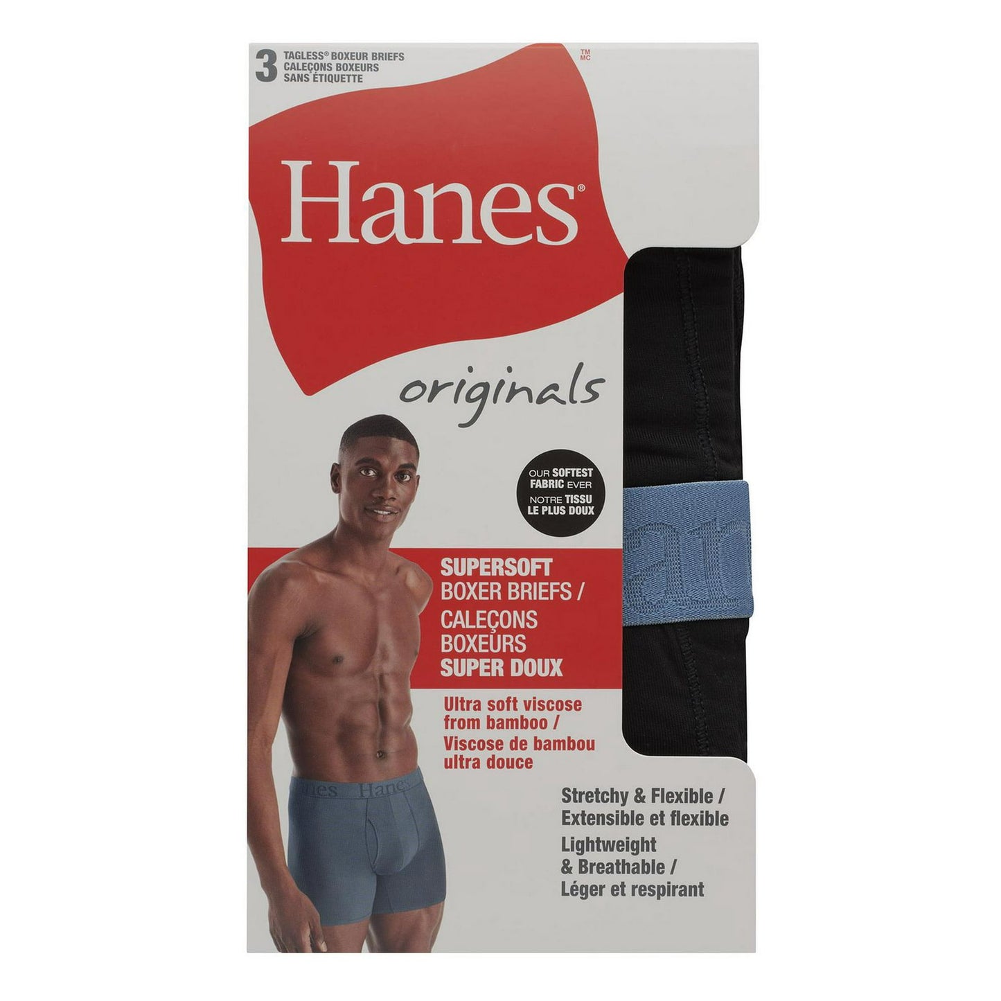 Hanes Originals Ultimate Men's SuperSoft Boxer Brief