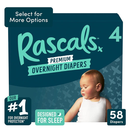 Rascals Premium Overnight Diapers