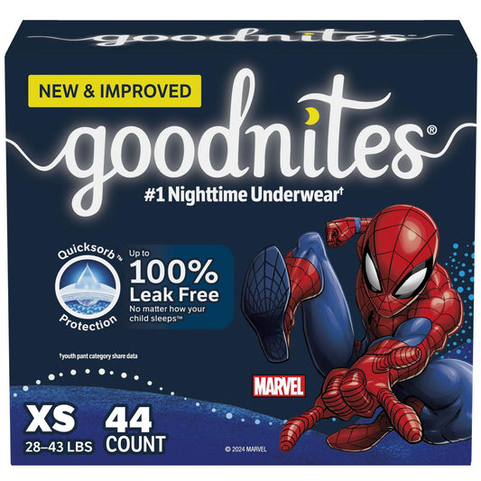 Goodnites Boys' Nighttime Bedwetting Underwear