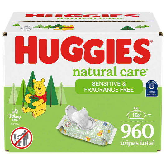 Huggies Natural Care Sensitive Baby Wipes