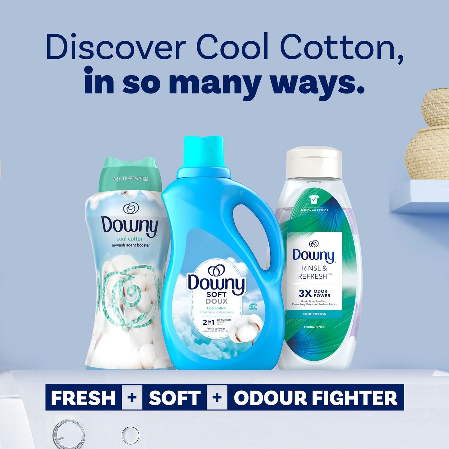 Downy Soft 2 in 1 Liquid Fabric Softener