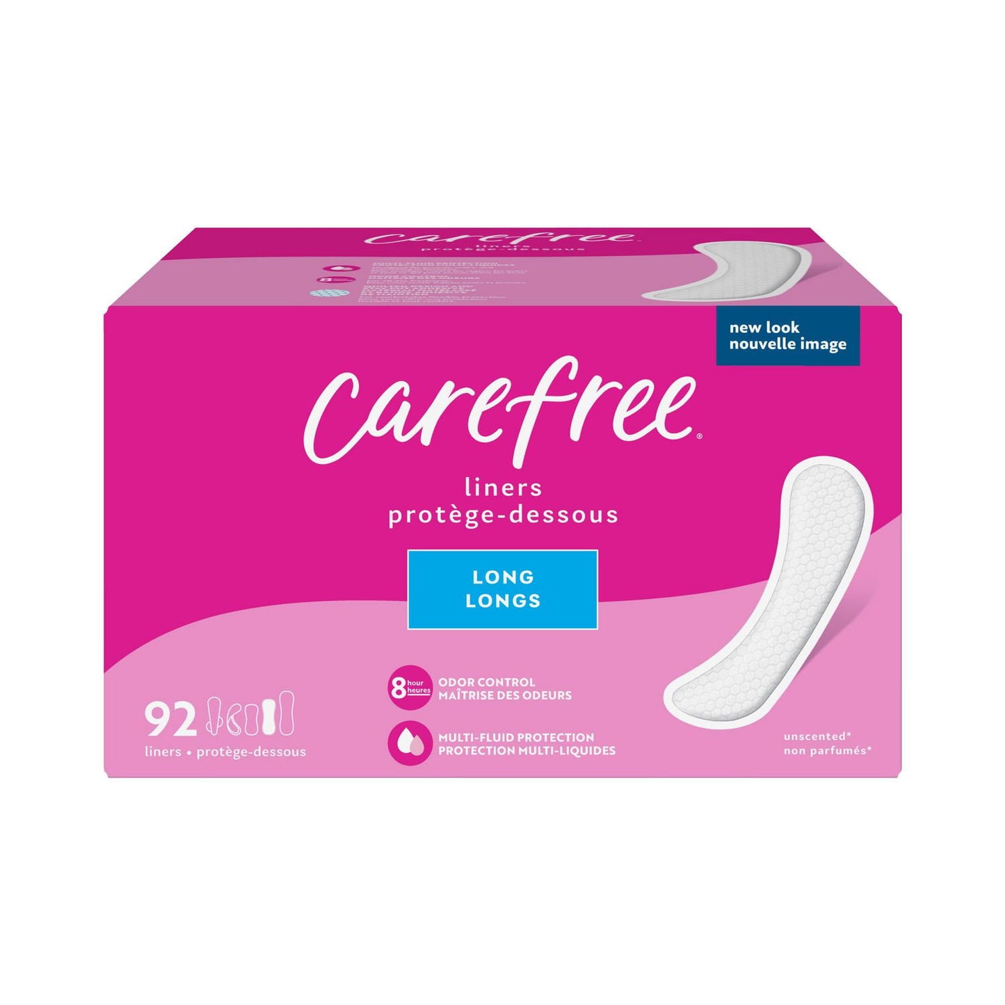 Carefree Acti-Fresh Body Shape Panty Liners