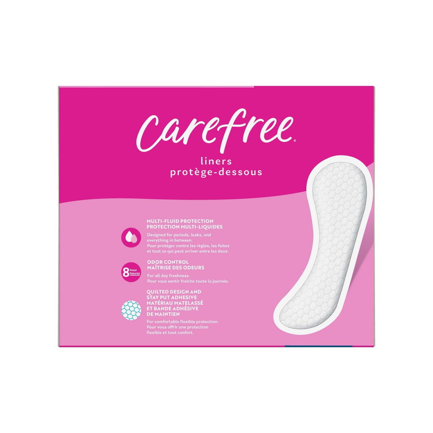 Carefree Acti-Fresh Body Shape Panty Liners