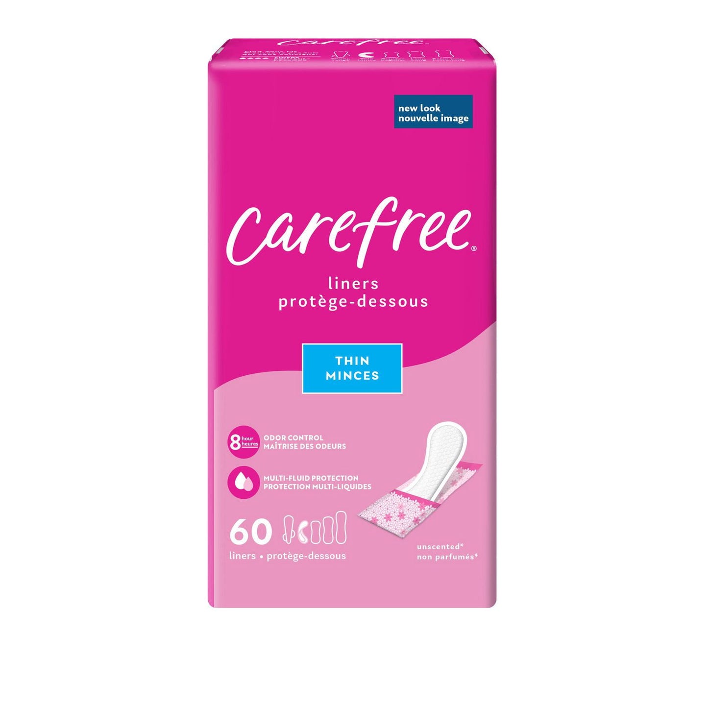 Carefree Acti-Fresh Body Shape Panty Liners