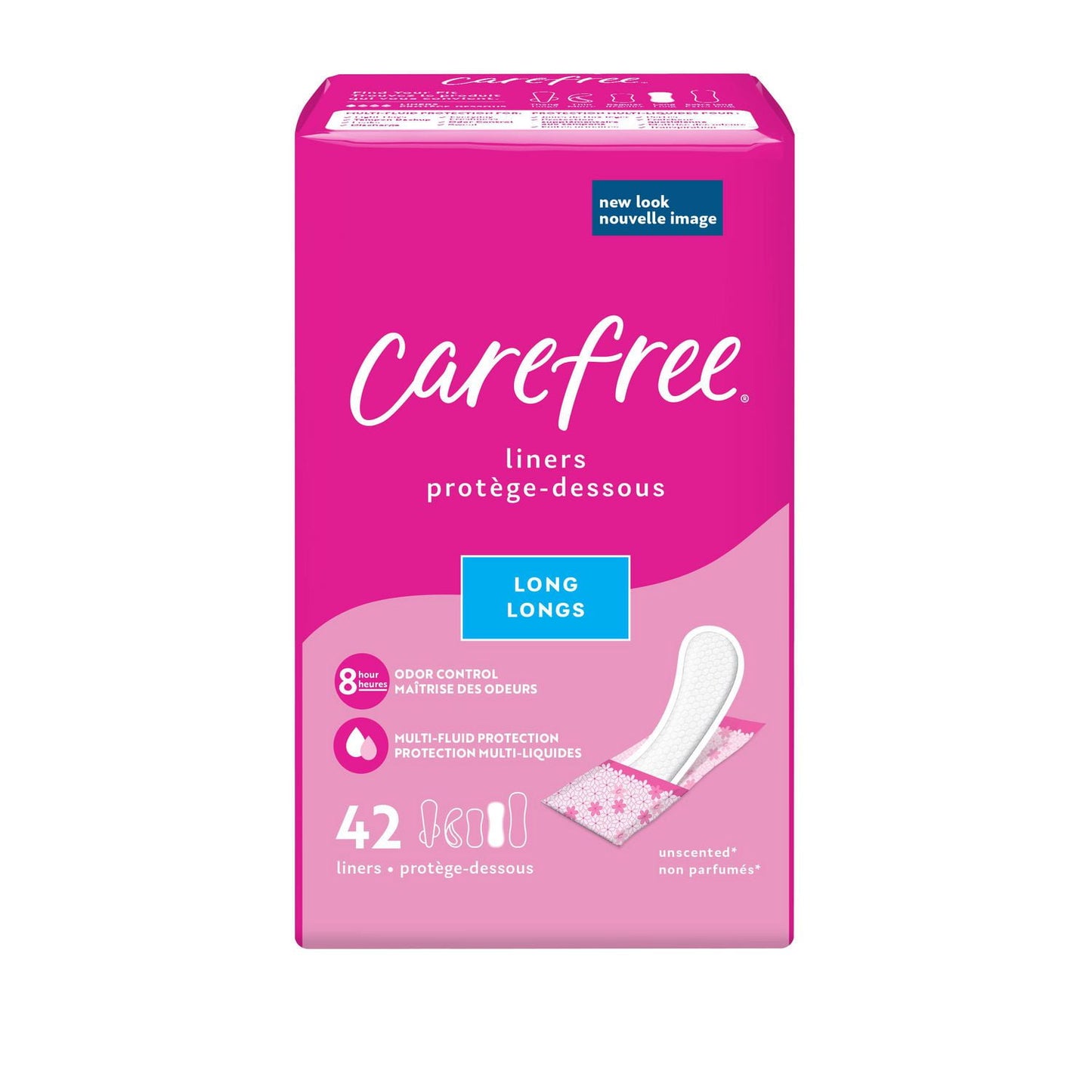 Carefree Acti-Fresh Body Shape Panty Liners