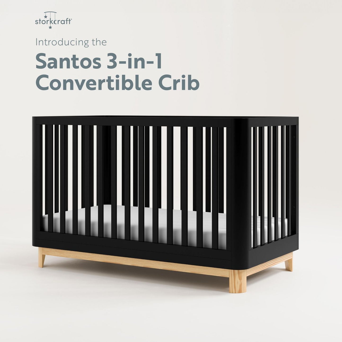 Storkcraft Santos 3-in-1 Convertible Crib