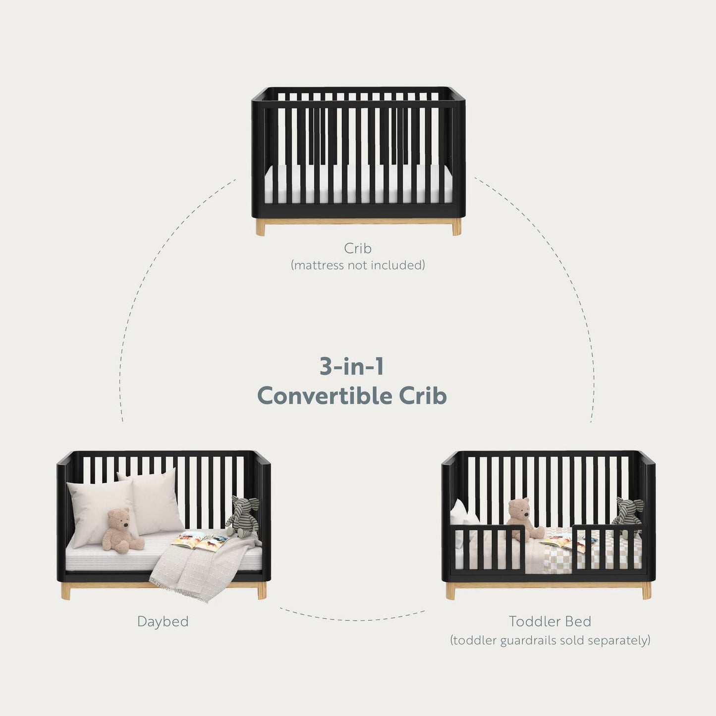 Storkcraft Santos 3-in-1 Convertible Crib