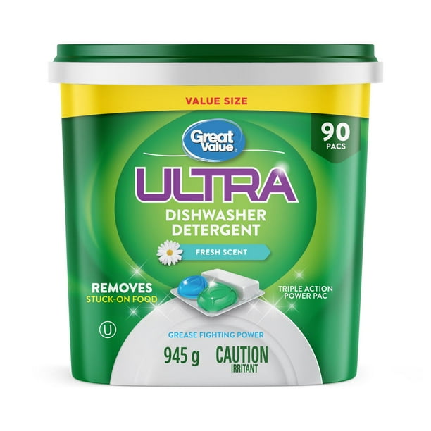 Great Value Ultra Dishwasher Detergent Pacs