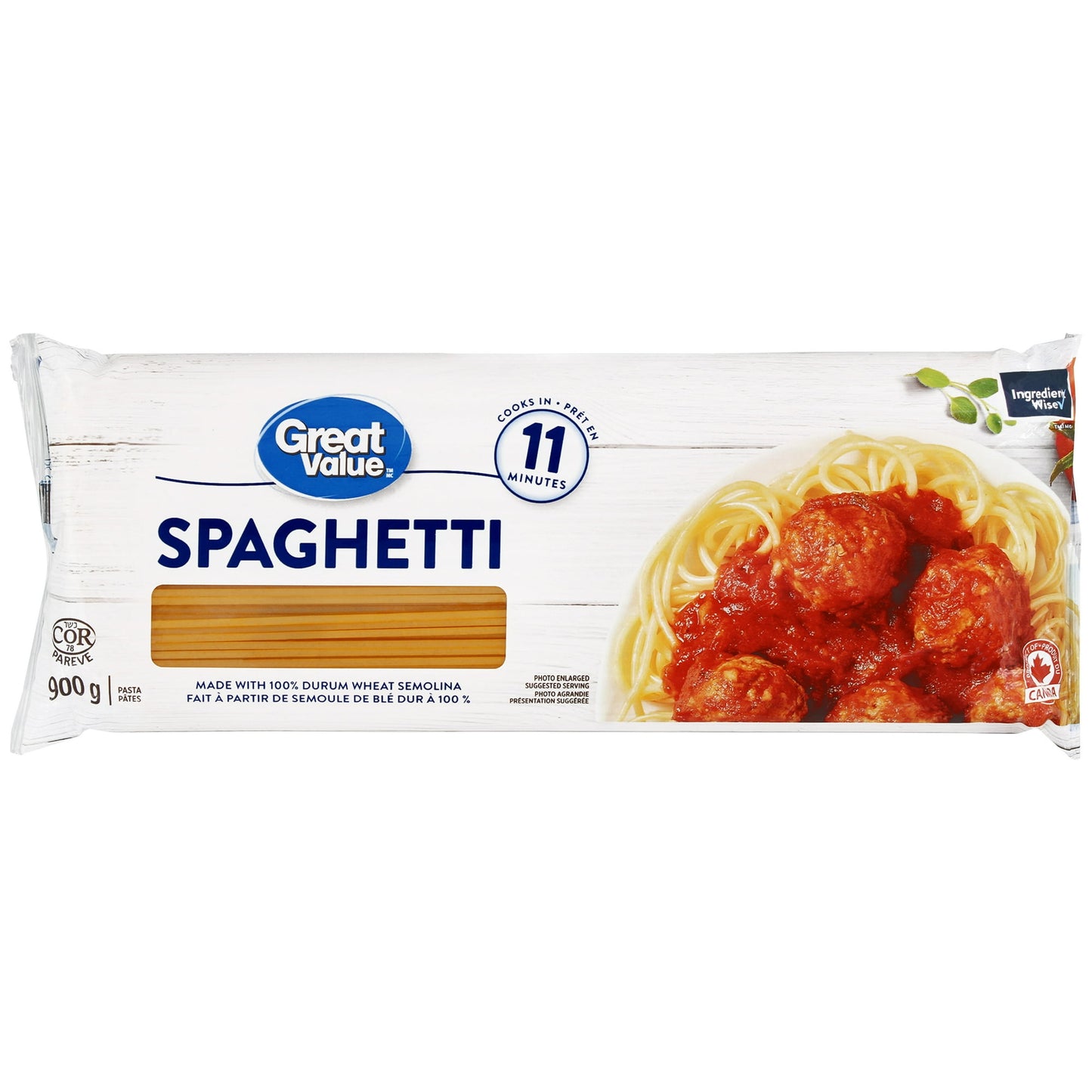 Great Value Spaghetti Pasta