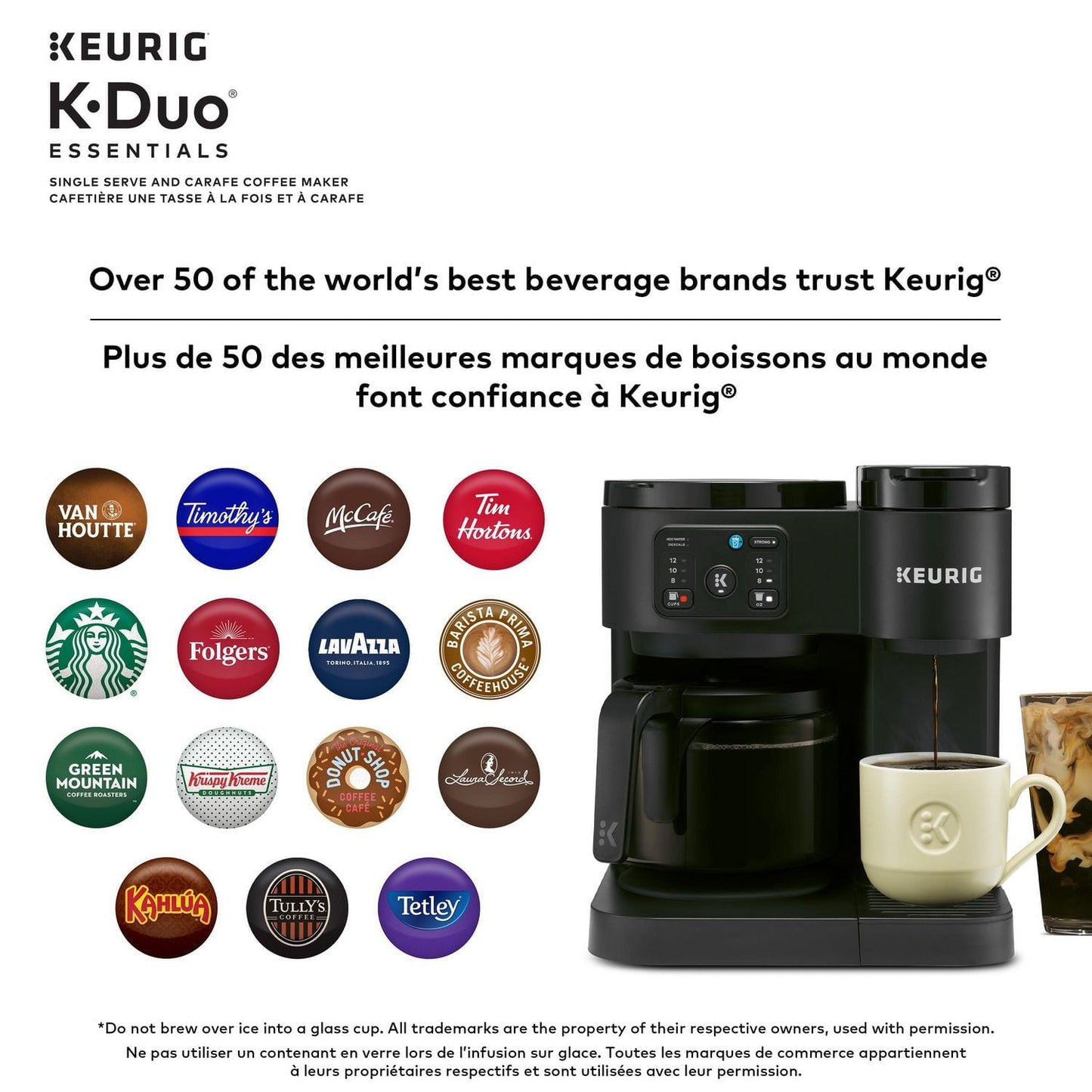 Keurig K-Duo Essentials Hot & Iced Single Serve & Carafe Coffee Maker