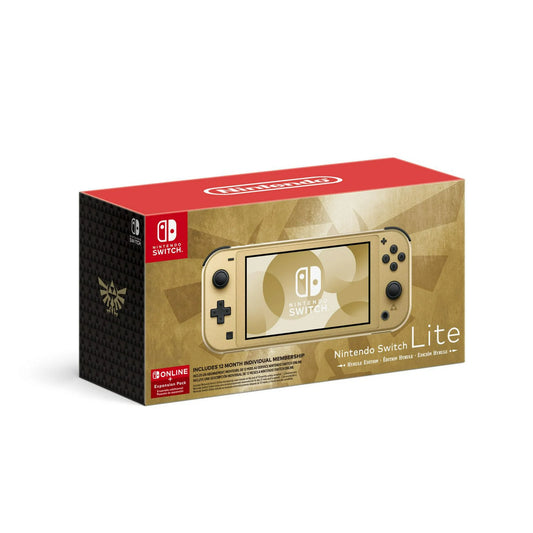 Nintendo Switch™ Lite: Hyrule Edition with Bonus Nintendo Switch Online + Expansion Pack