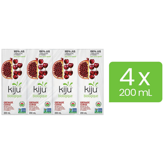 Kiju Organic Pomegranate Cherry Fruit (Juice Boxes)