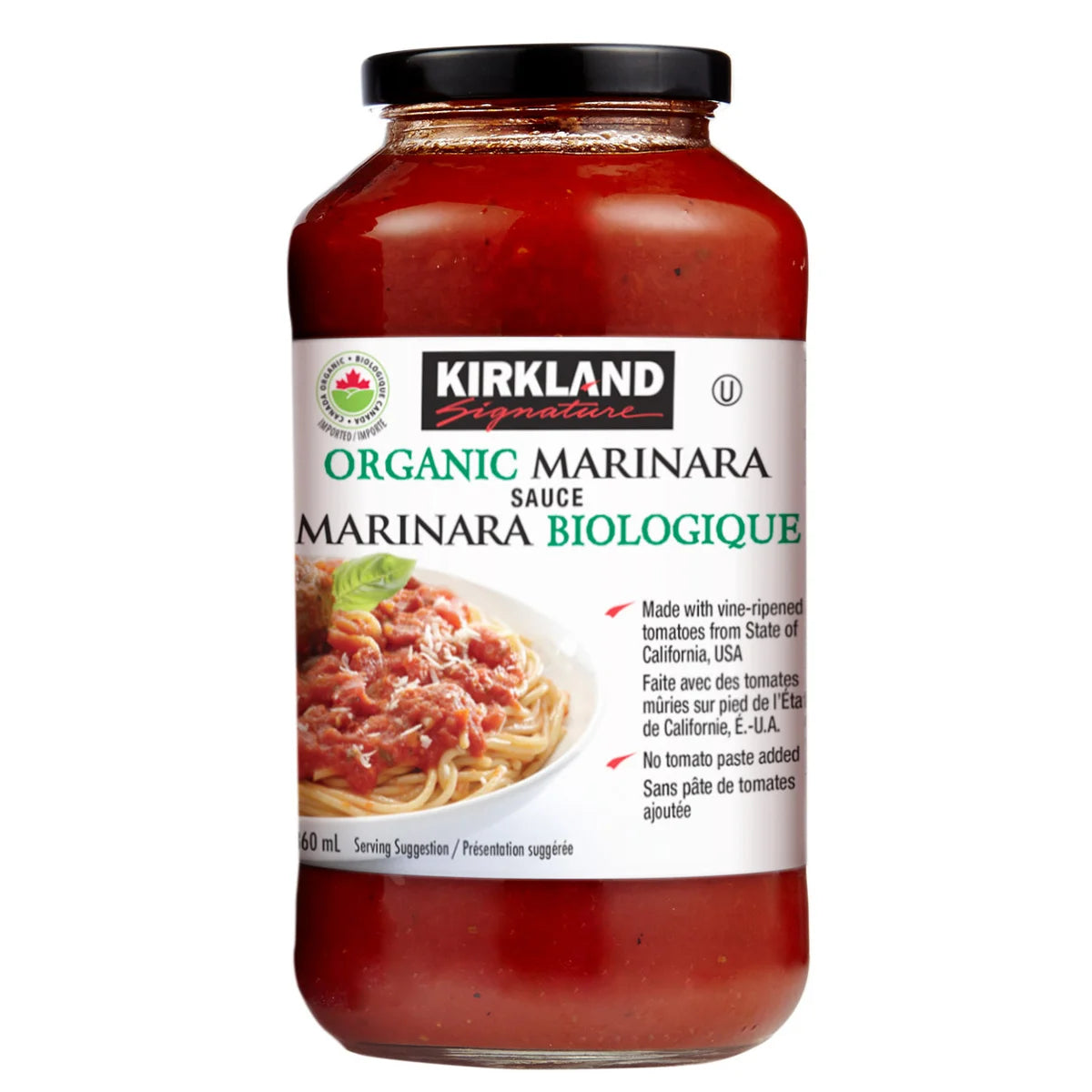 Kirkland Signature Organic Marinara Sauce