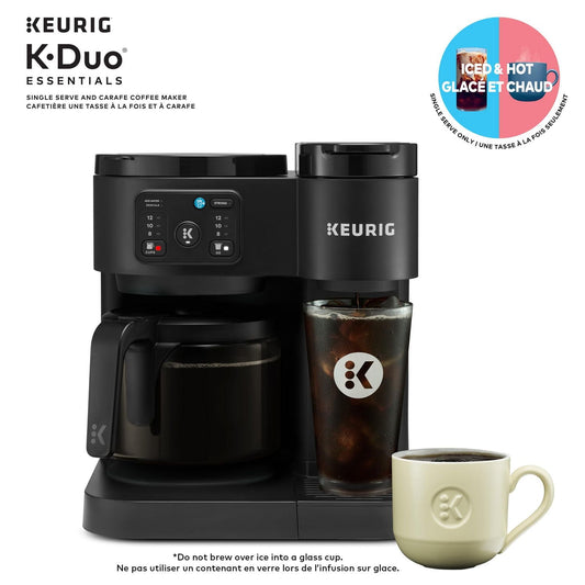 Keurig K-Duo Essentials Hot & Iced Single Serve & Carafe Coffee Maker