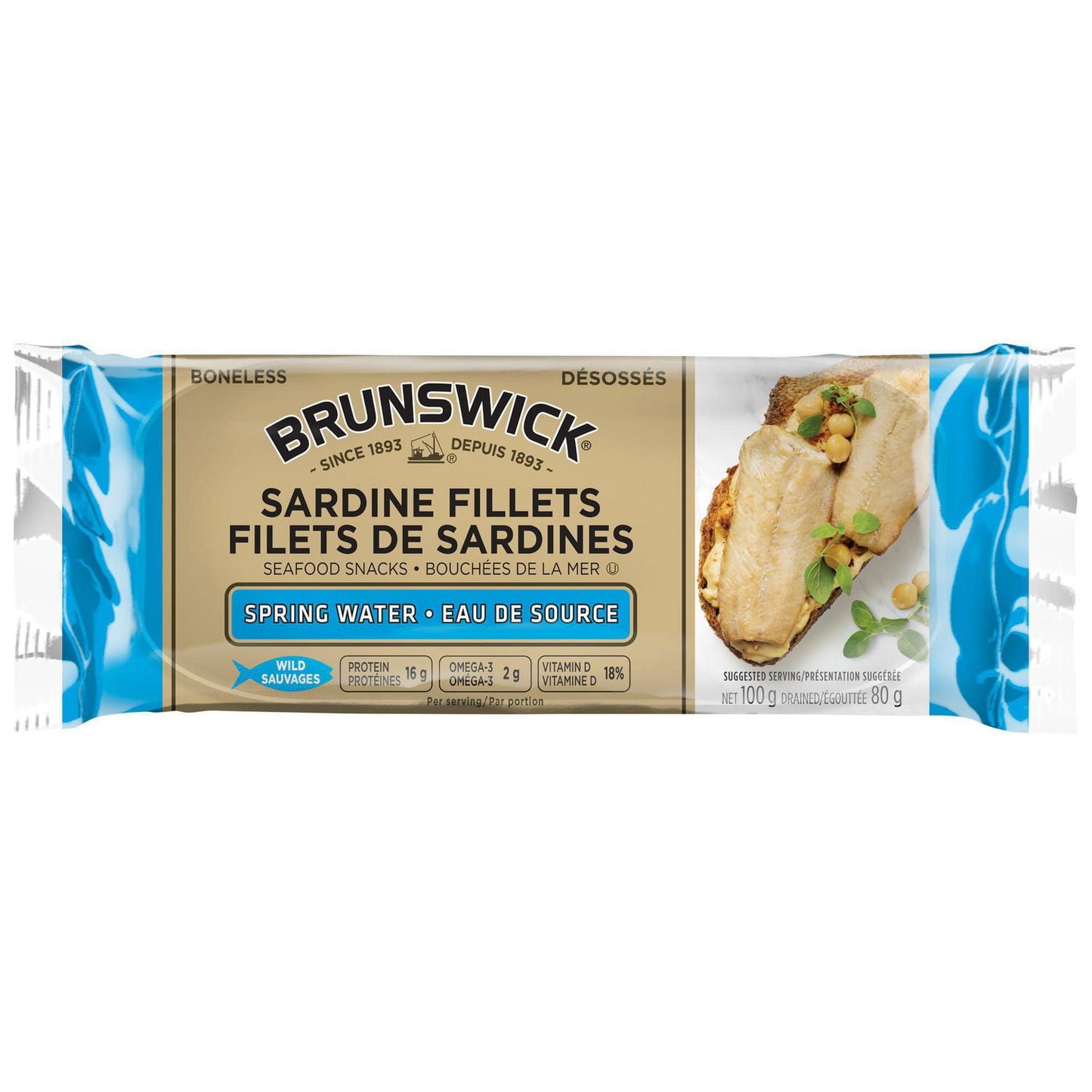 Brunswick Sardine Fillets