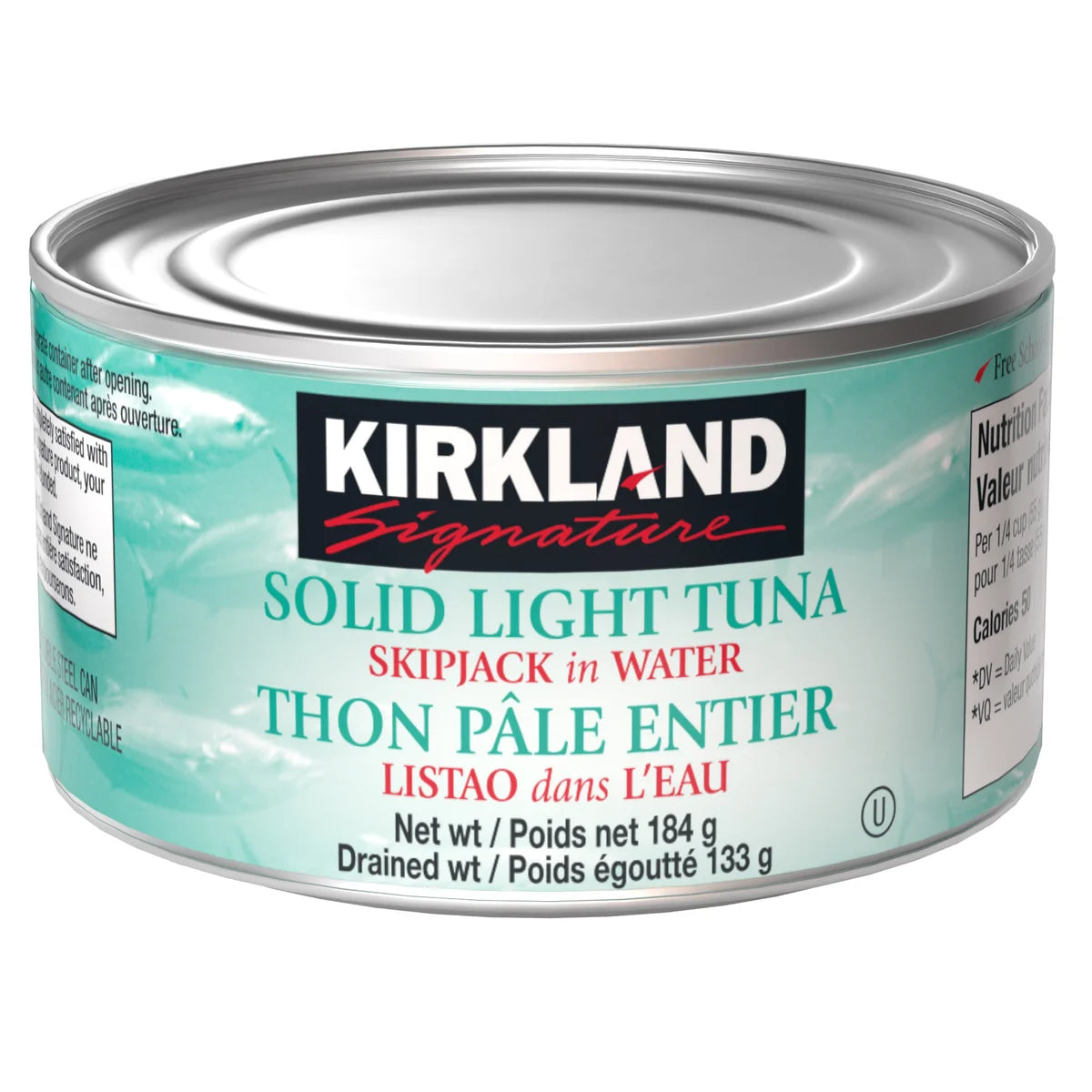 Kirkland Signature Solid Light Tuna in Water