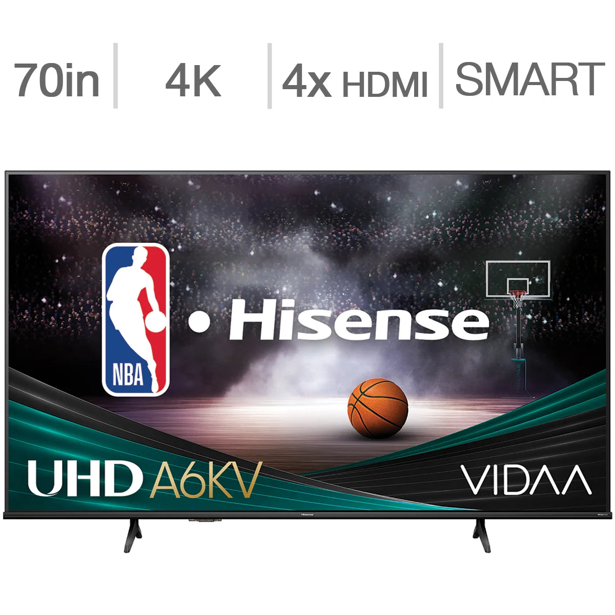 Hisense 70" - A6KV Series - 4K UHD LED LCD TV