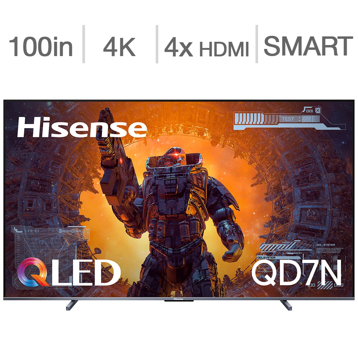 Hisense 100" - QD7N Series - 4K UHD QLED LCD TV