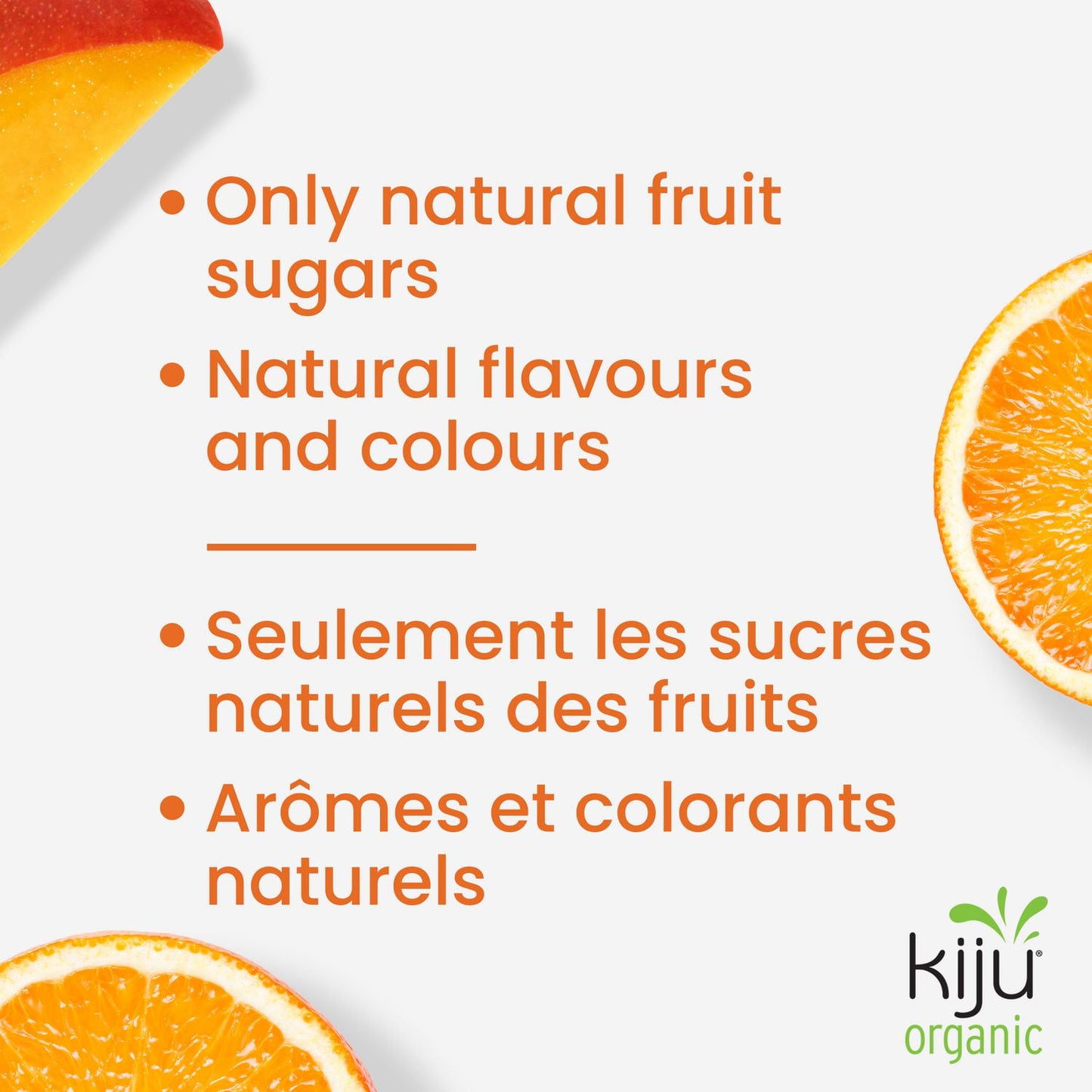 Kiju Organic Mango Orange Fruit (Juice Boxes)