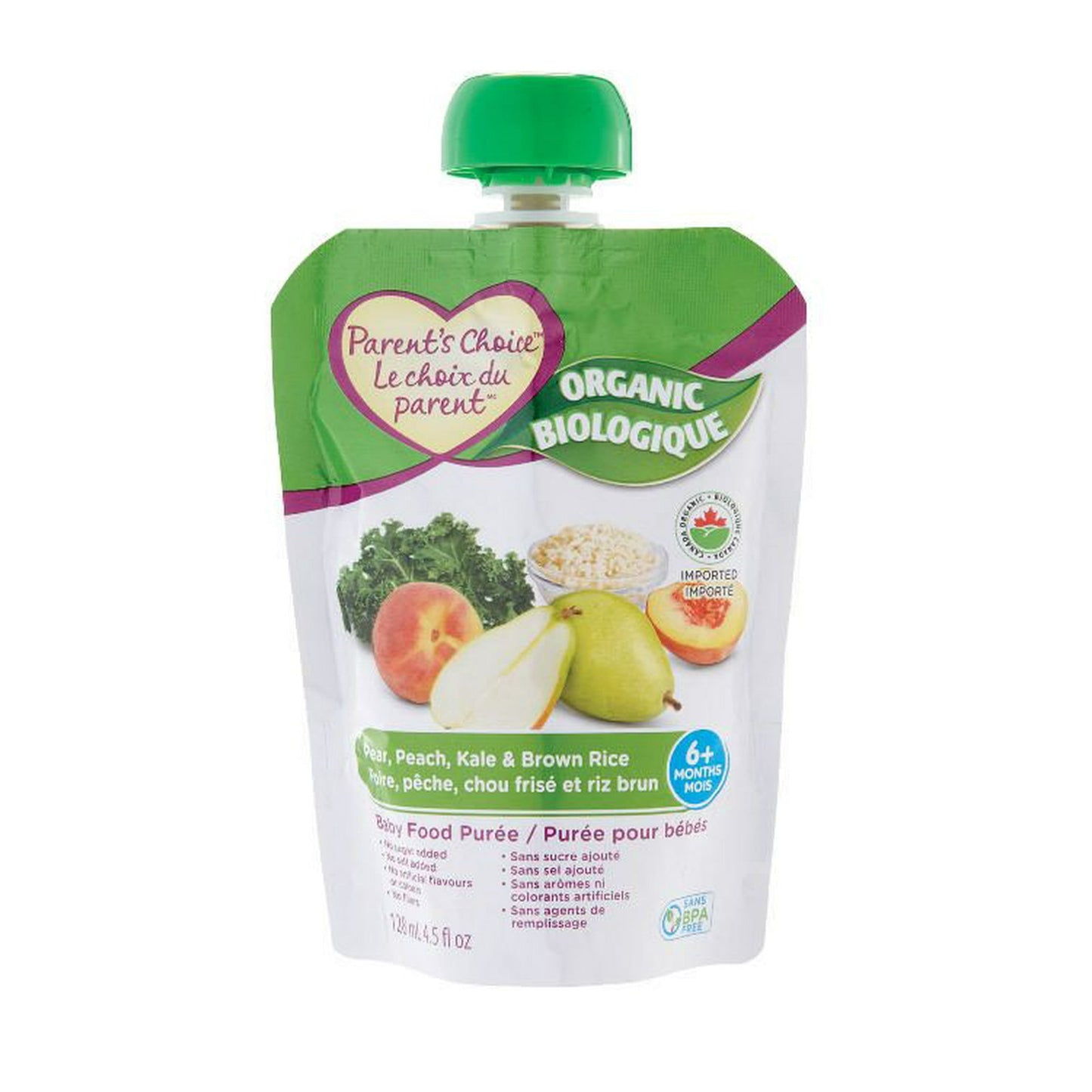 Parent's Choice Organic Baby Food Purée Pouch