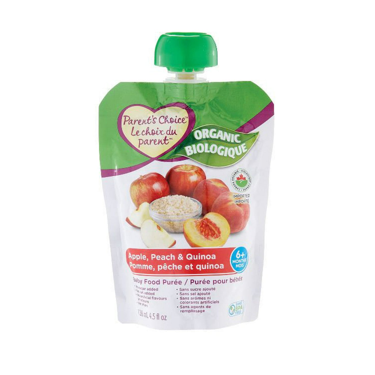 Parent's Choice Organic Baby Food Purée Pouch