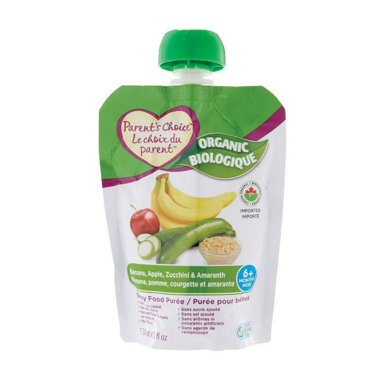 Parent's Choice Organic Baby Food Purée Pouch