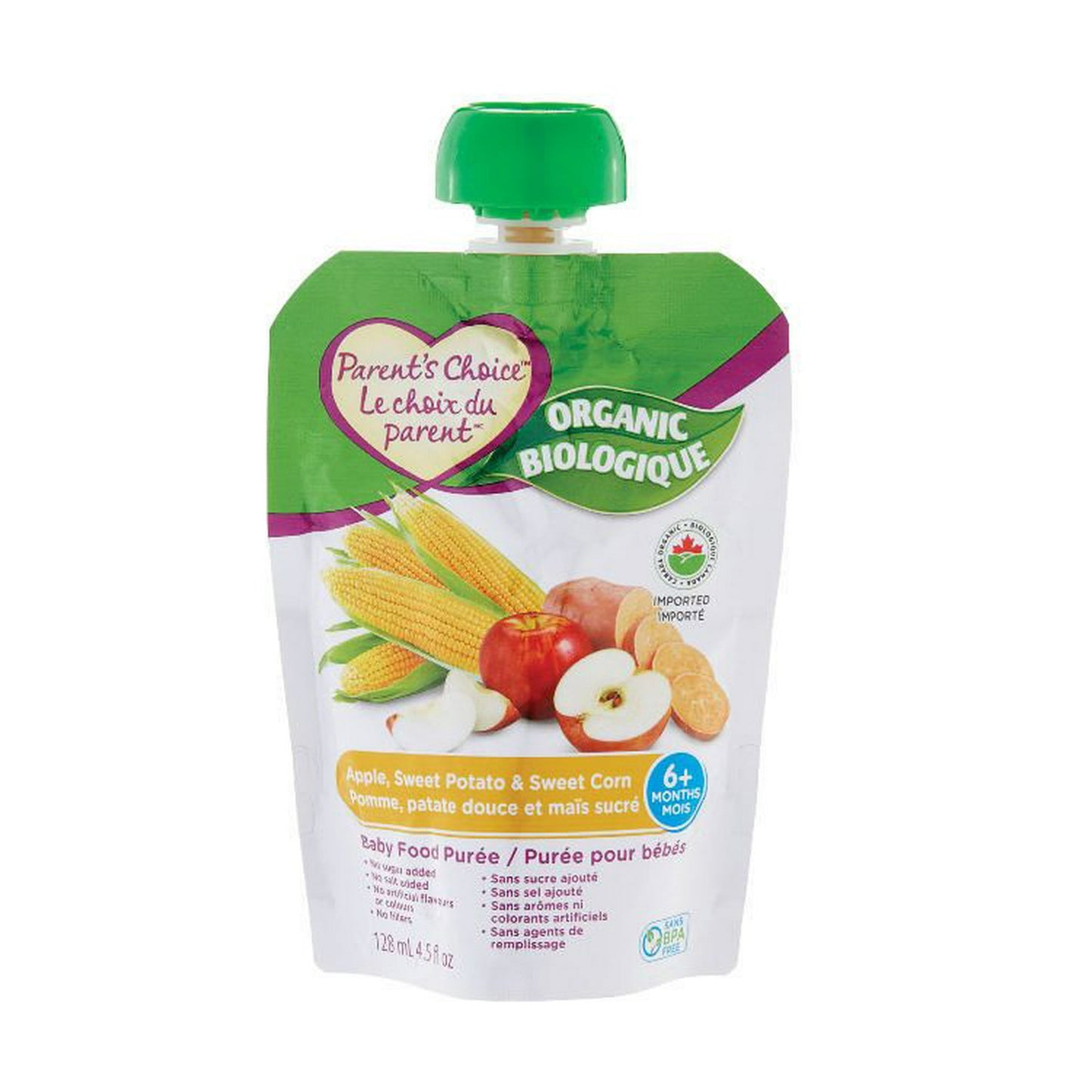 Parent's Choice Organic Baby Food Purée Pouch