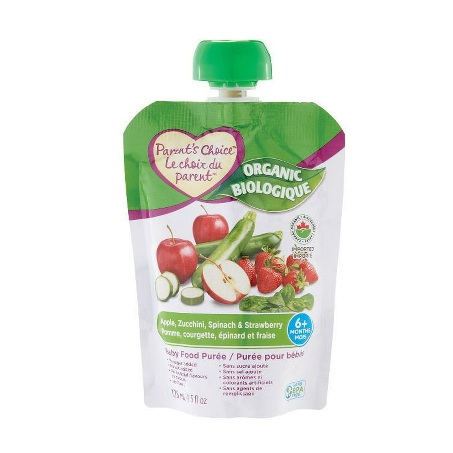 Parent's Choice Organic Baby Food Purée Pouch