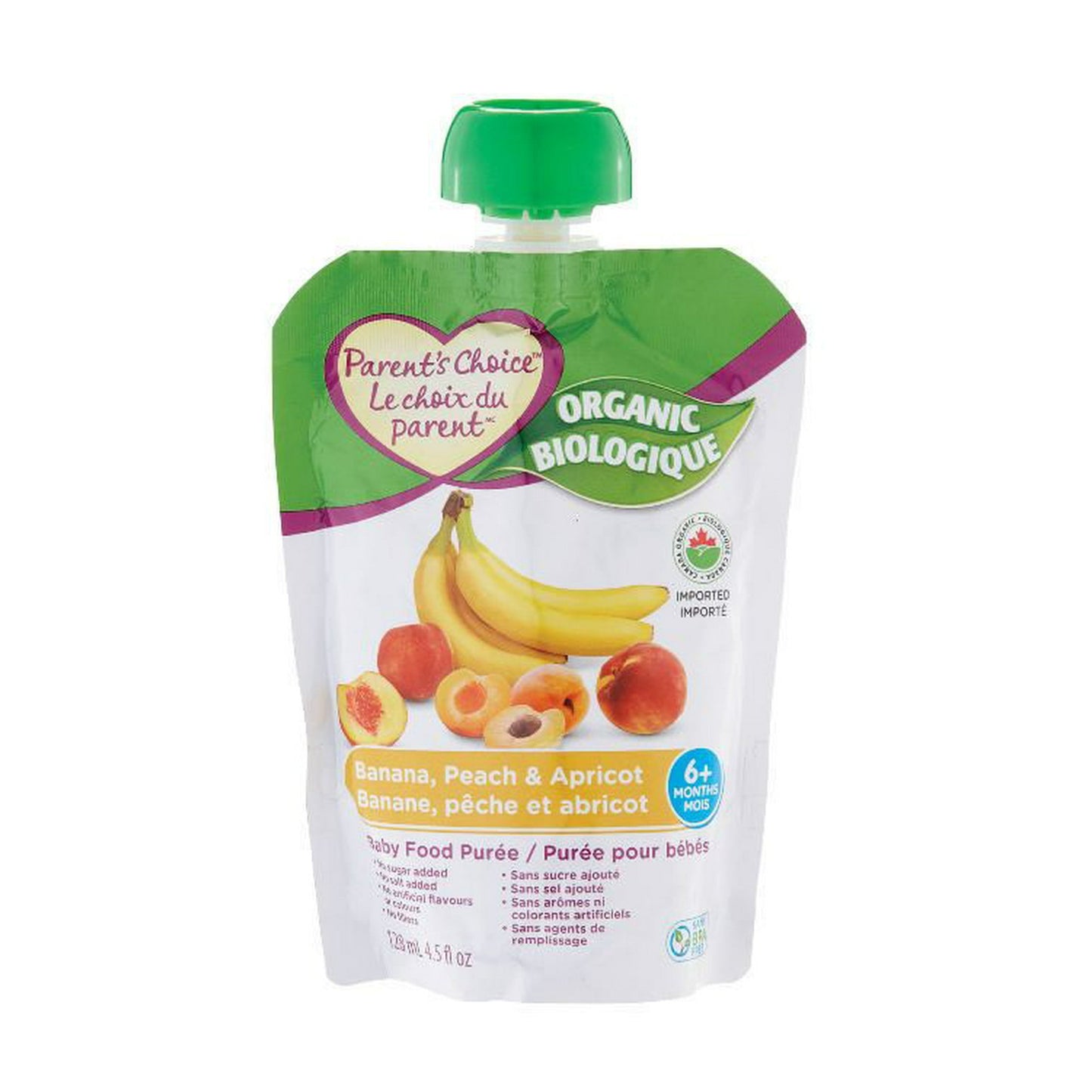 Parent's Choice Organic Baby Food Purée Pouch