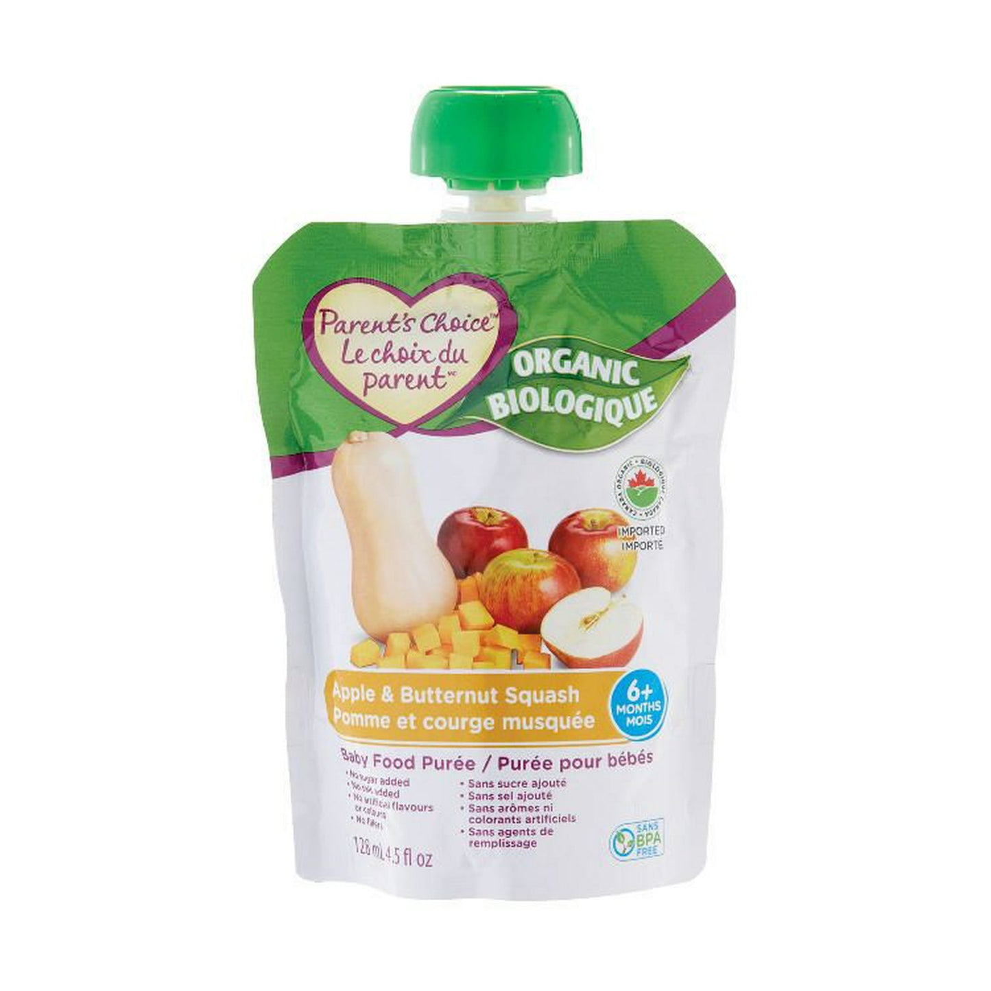 Parent's Choice Organic Baby Food Purée Pouch