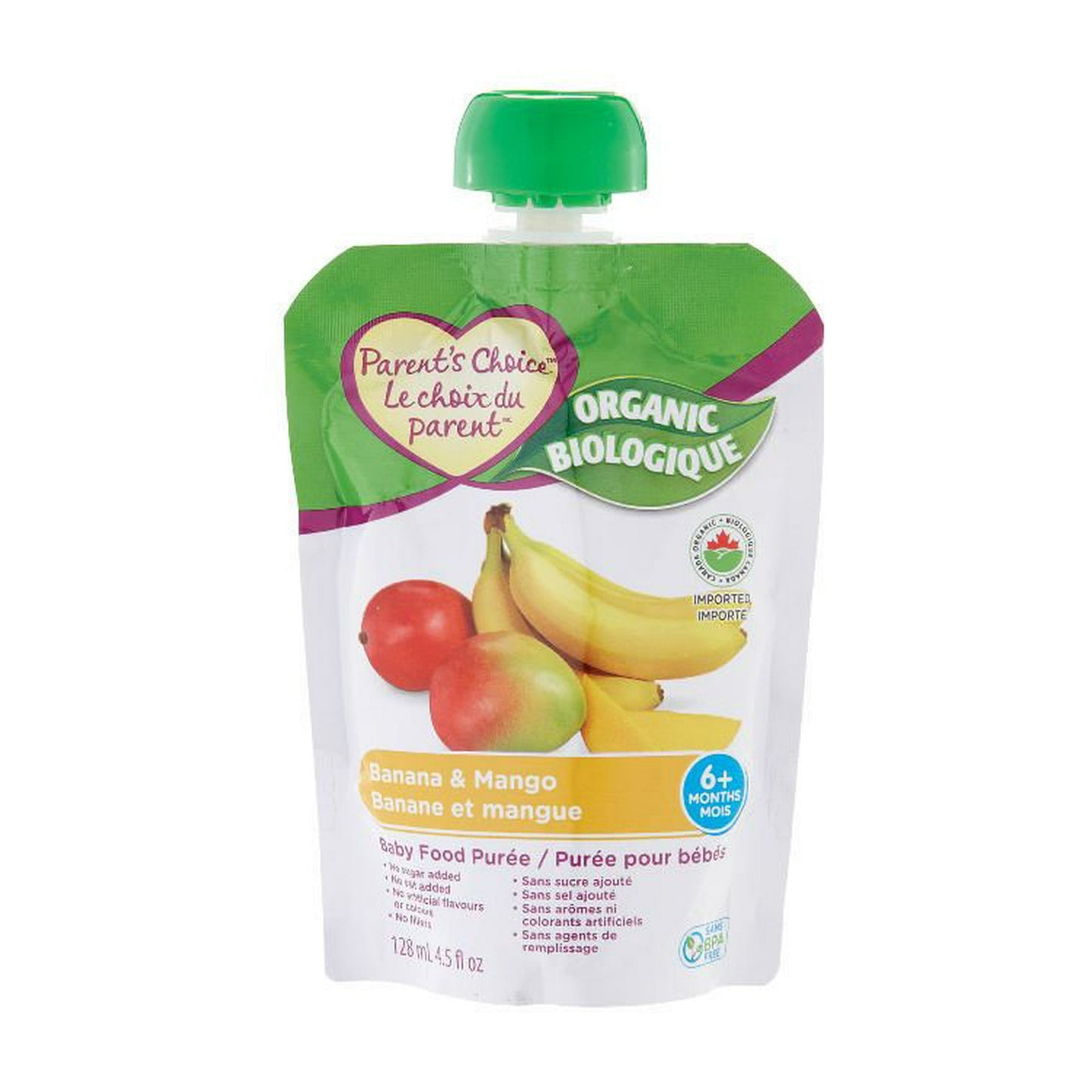 Parent's Choice Organic Baby Food Purée Pouch