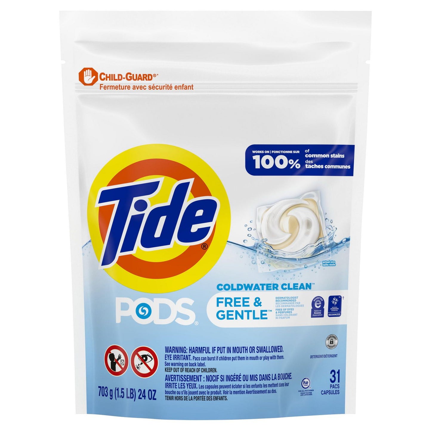 Tide 3-in-1 PODS Free & Gentle