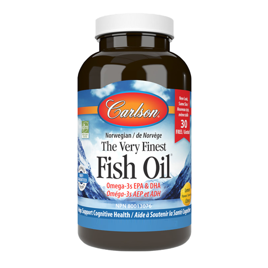 Carlson The Very Finest Fish Oil Lemon Softgels