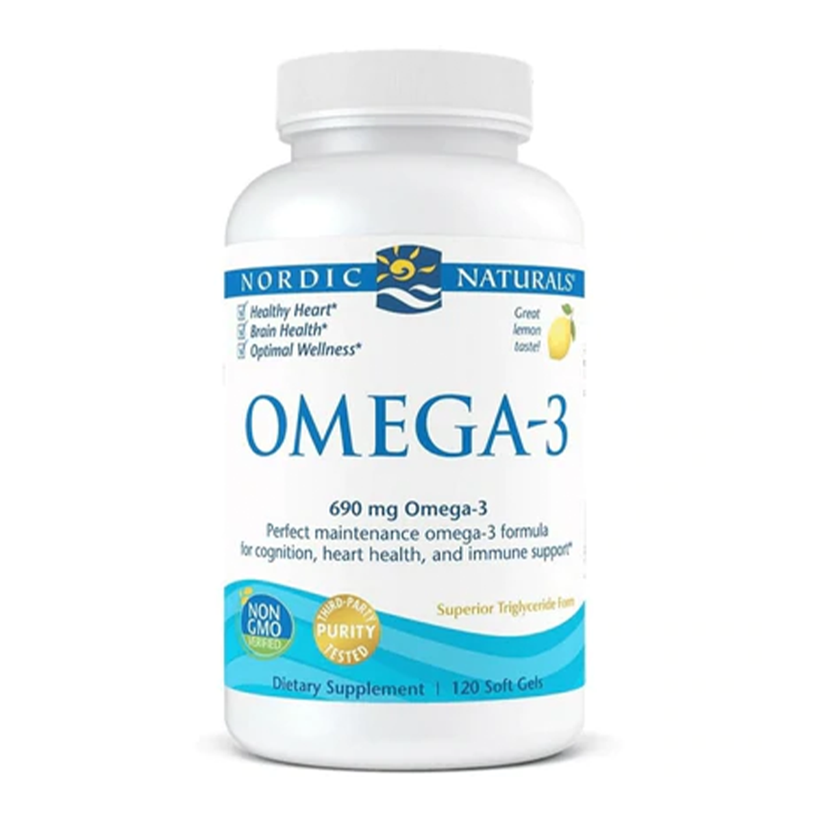 Nordic Naturals Omega 3 Lemon Softgels