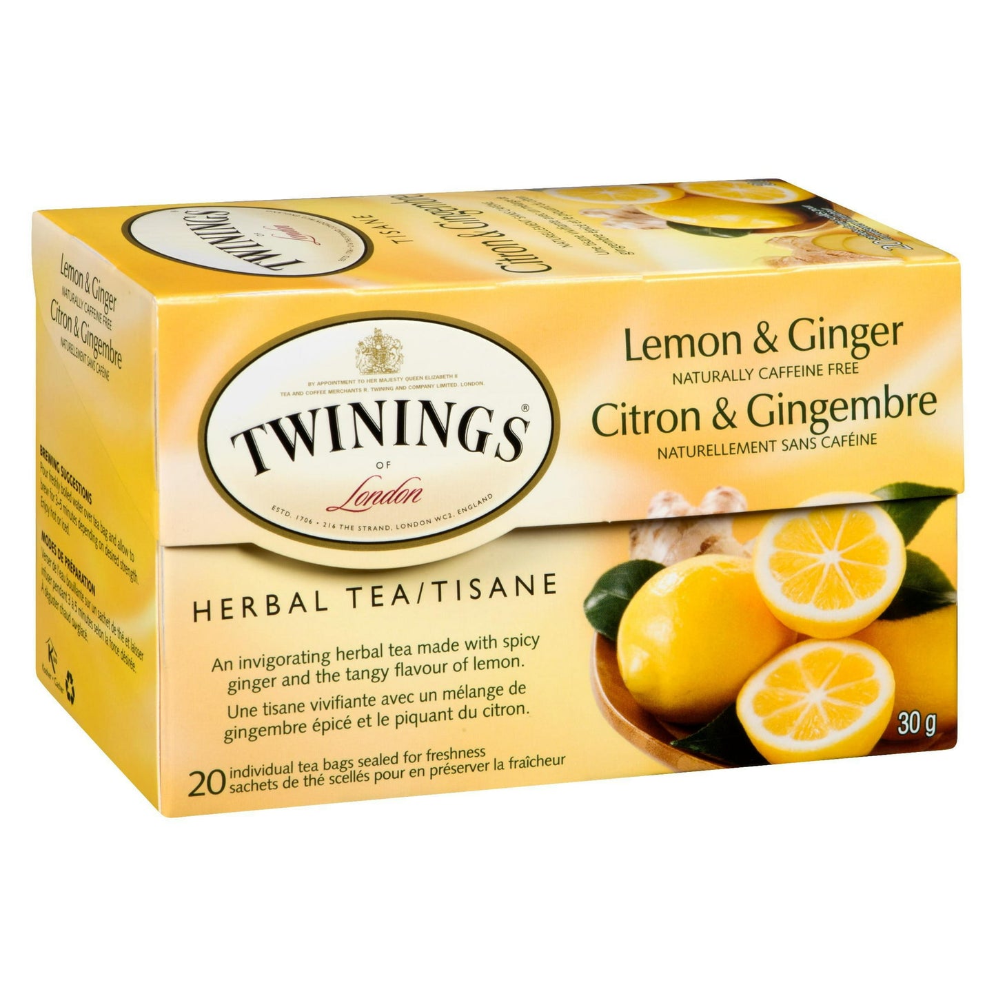 Twinings Lemon Ginger Herbal Tea