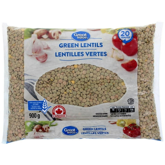 Great Value Green Lentils