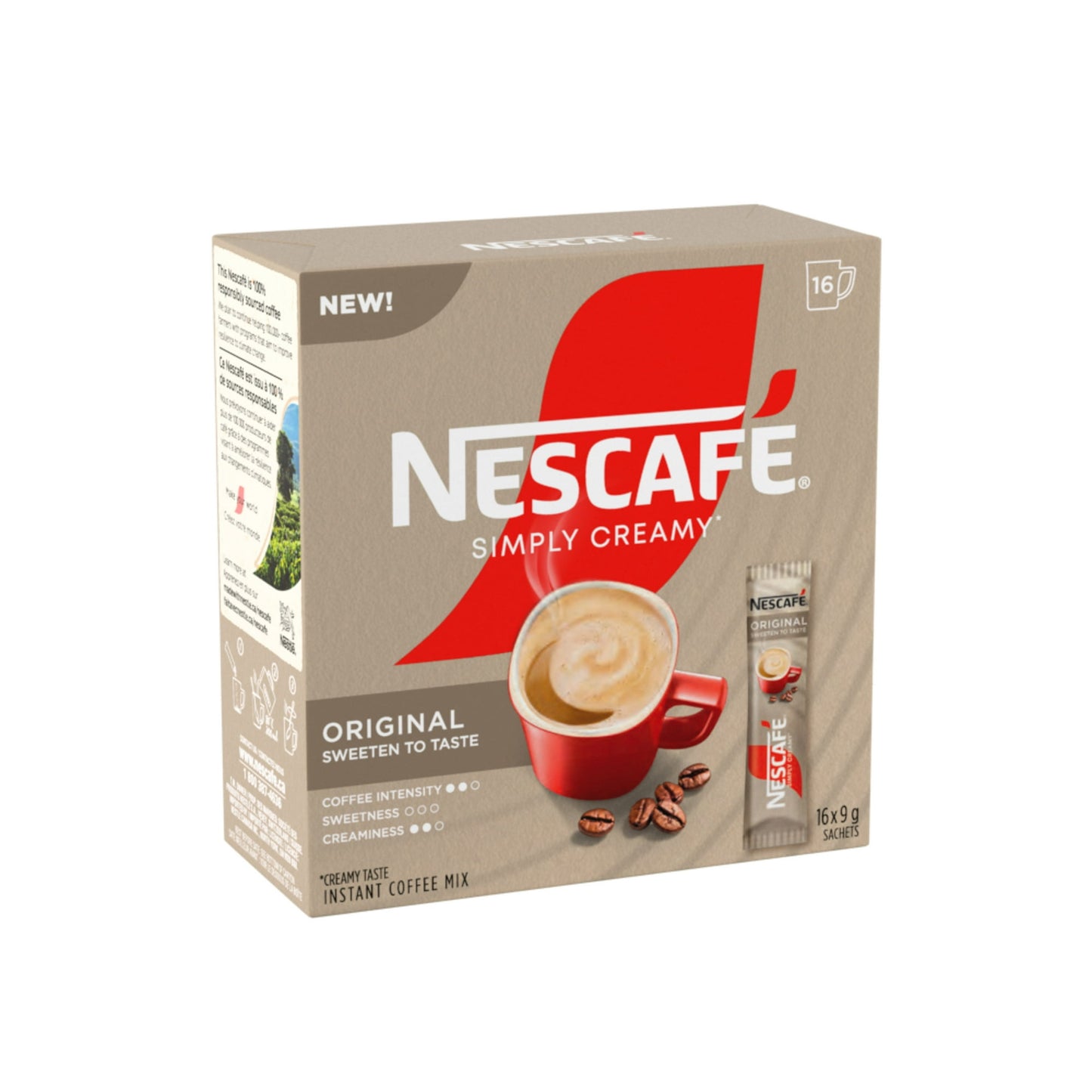 Nescafé Sweet & Creamy Instant Coffee Mix Single-Serve Sachets