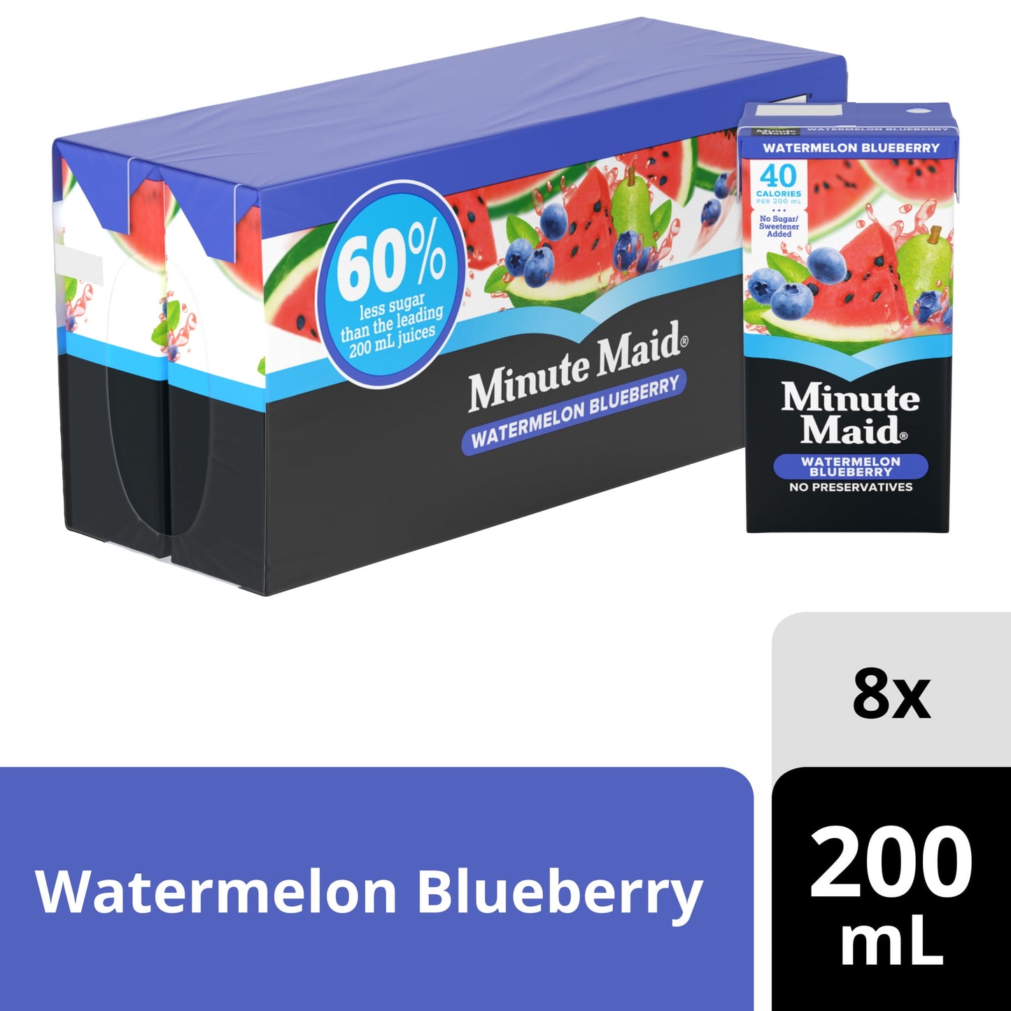 Minute Maid No Sugar Added Watermelon Blueberry (Juice Boxes)