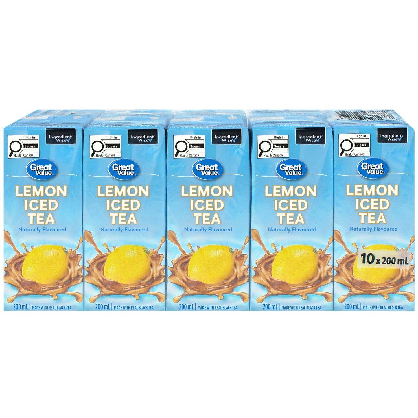 Great Value Lemon Iced Tea (Juice Boxes)