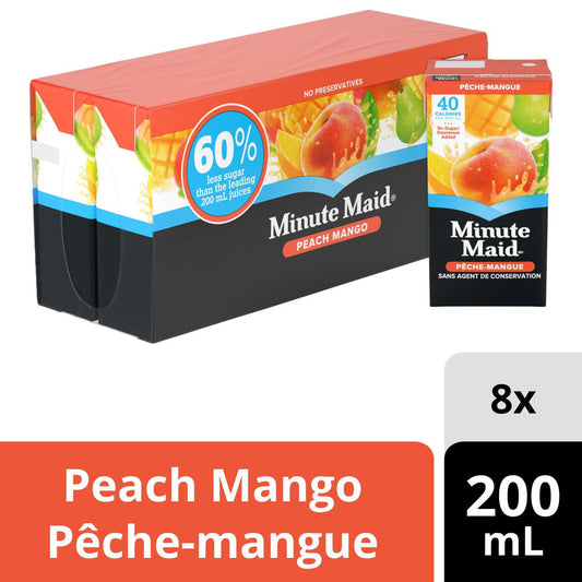 Minute Maid No Sugar Added Peach Mango (Juice Boxes)