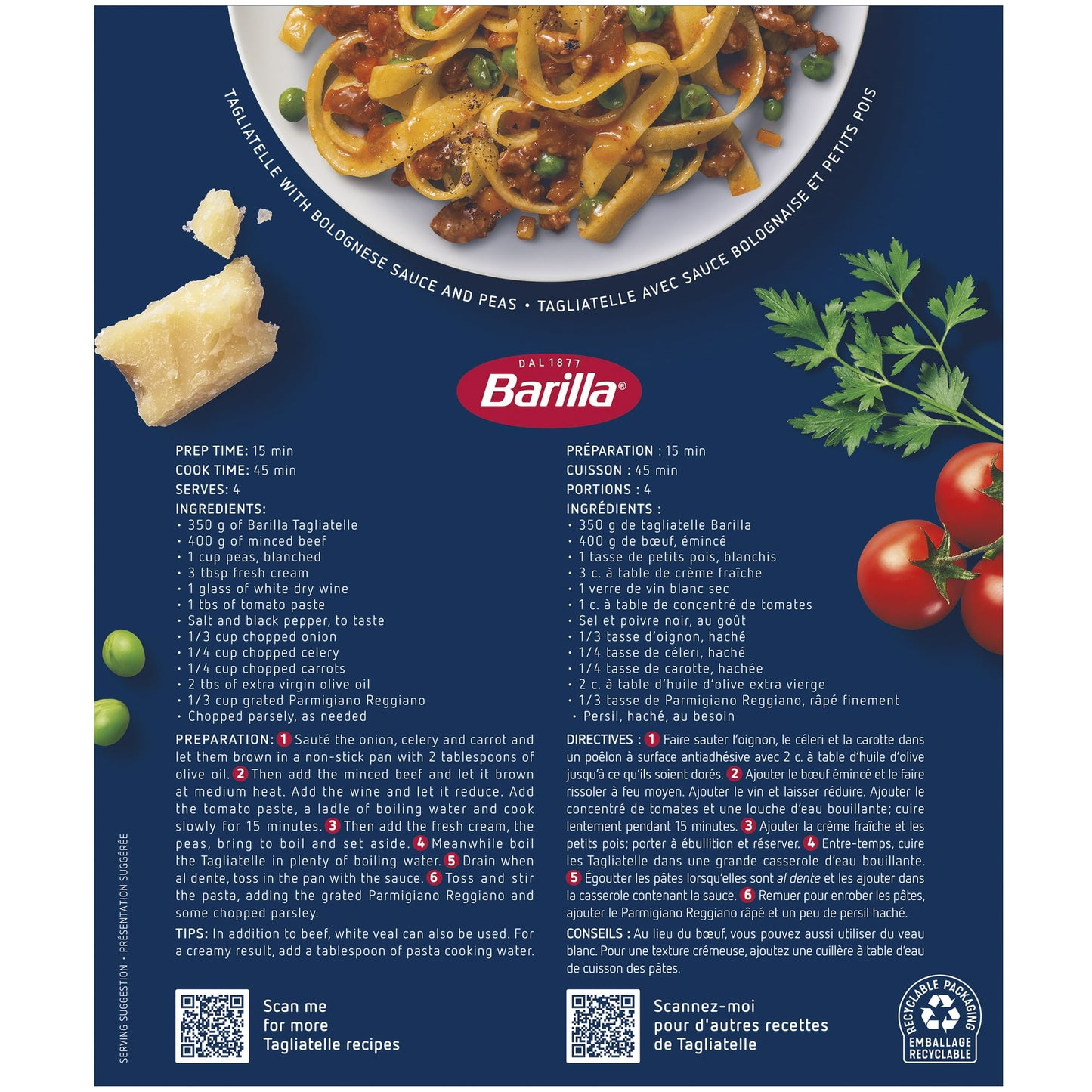 Barilla Tagliatelle