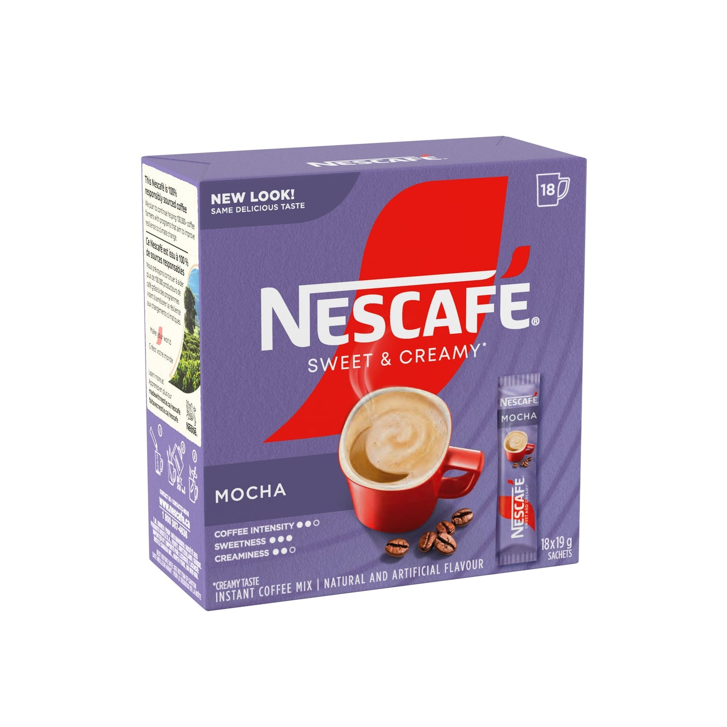 Nescafé Sweet & Creamy Instant Coffee Mix Single-Serve Sachets