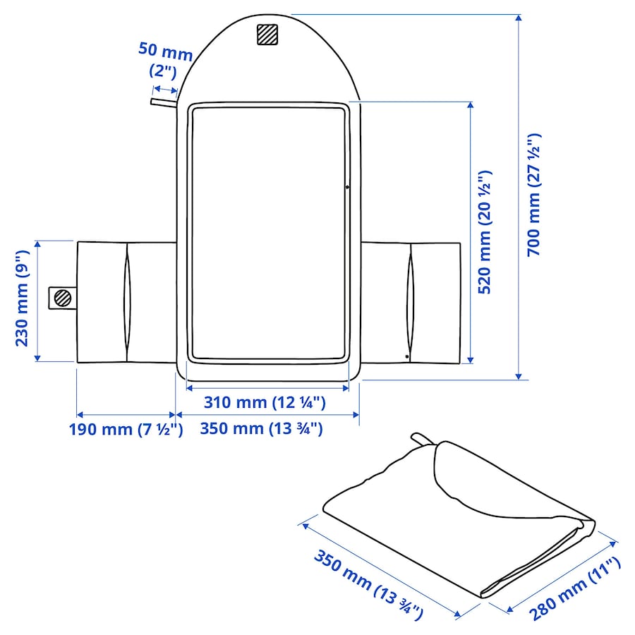 GRÖNFINK Babycare mat