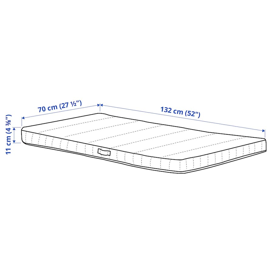 JÄTTETRÖTT Baby & Toddler Pocket Spring Mattress