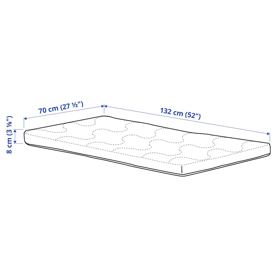 KRUMMELUR Baby & Toddler Foam Mattress